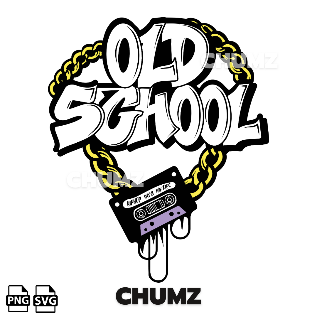 OLD SCHOOL 90S Hip Hop SVG