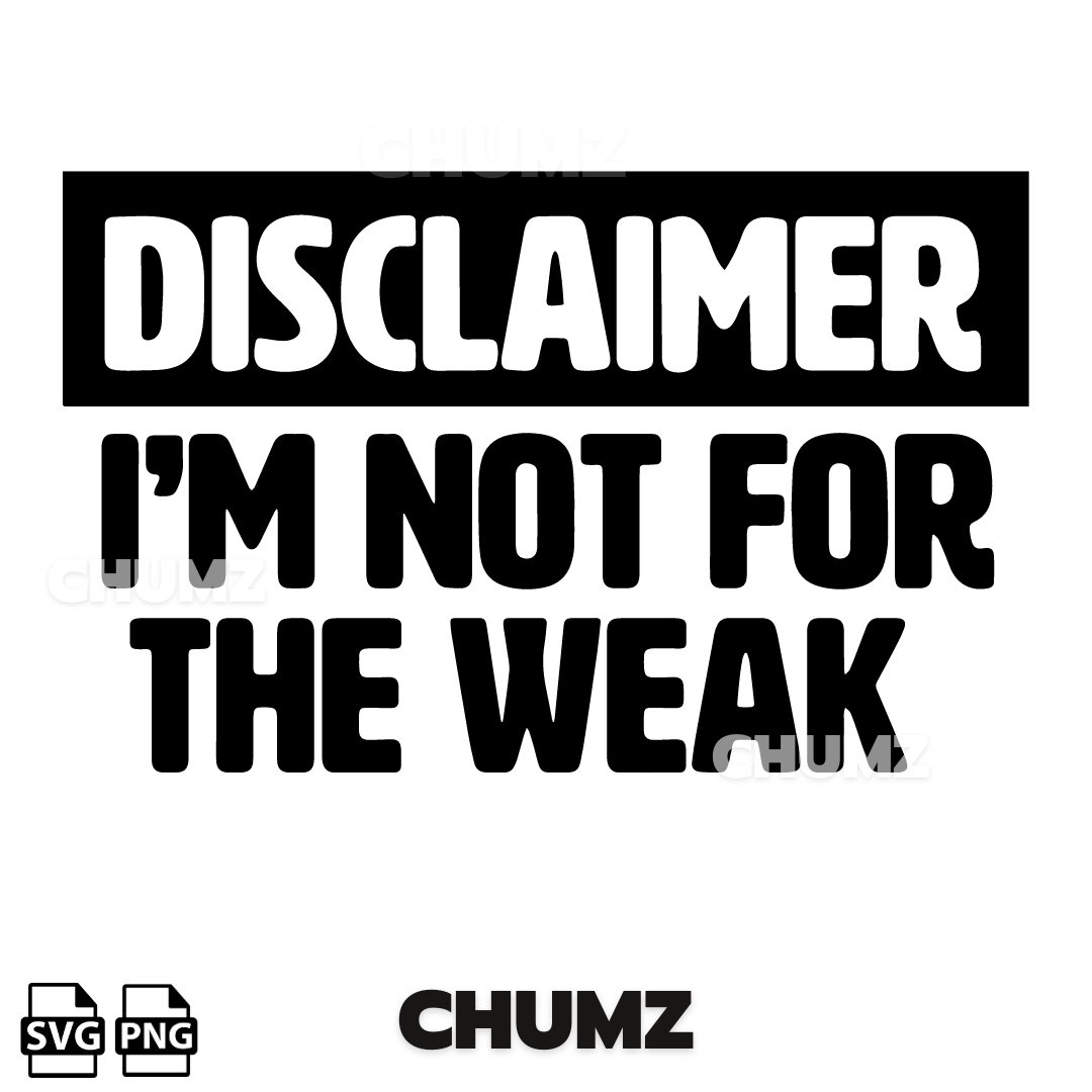 Disclaimer I'm not for the weak (SVG/PNG)