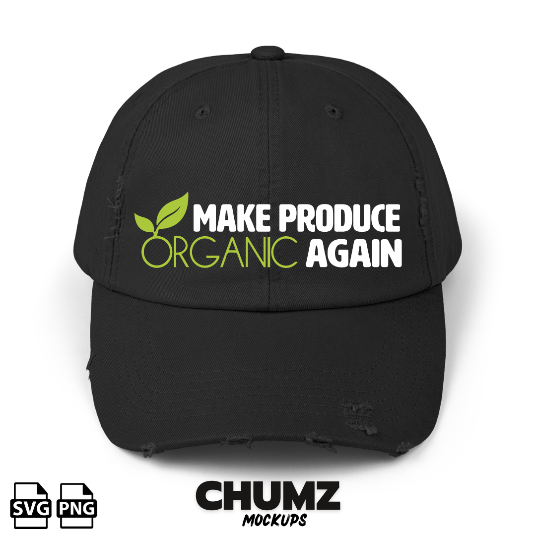 Make produce organic again (SVG/PNG)