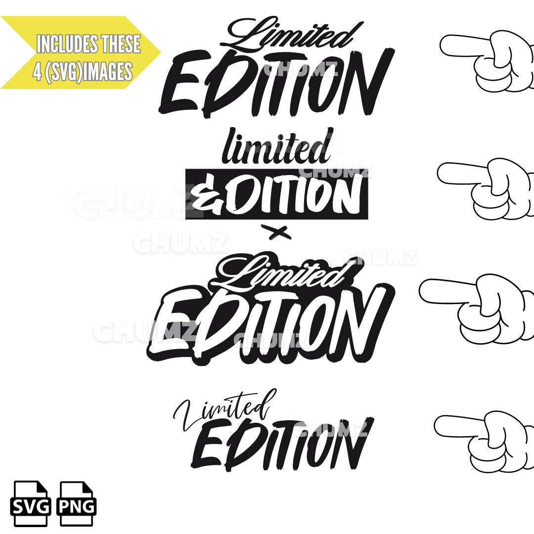 The Limited Edition bundle SVG