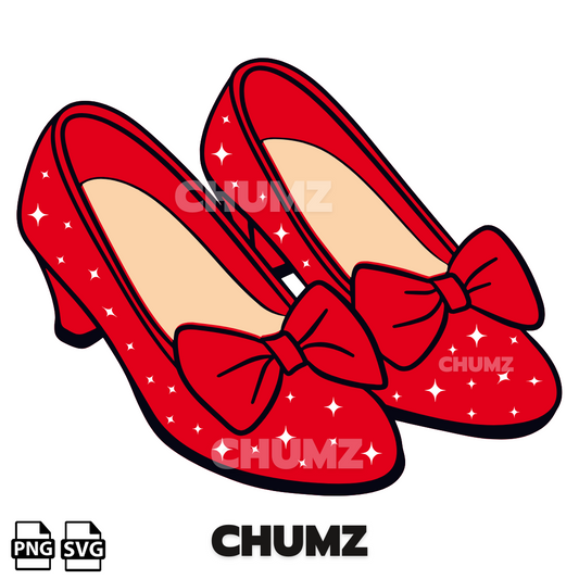 Wizard of oz RUBY SLIPPERS Svg