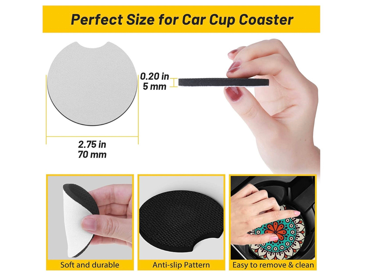 Boo You Who*re Car Coasters