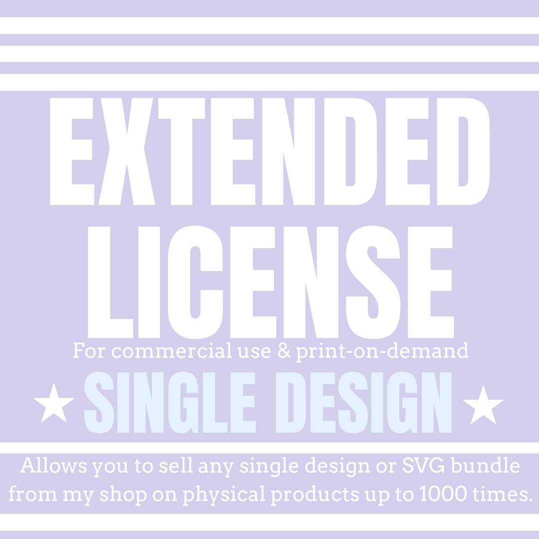 Extended commercial license on SINGLE design