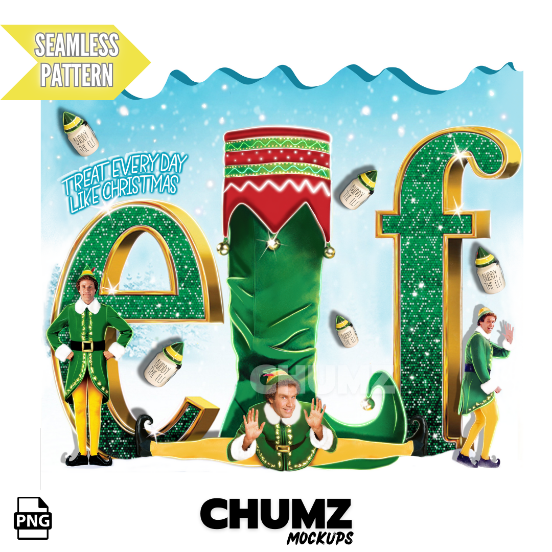 Buddy elf tumbler wrap