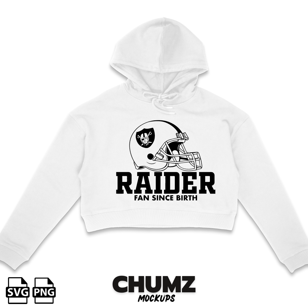 Raider fan since birth PNG/SVG-cut file