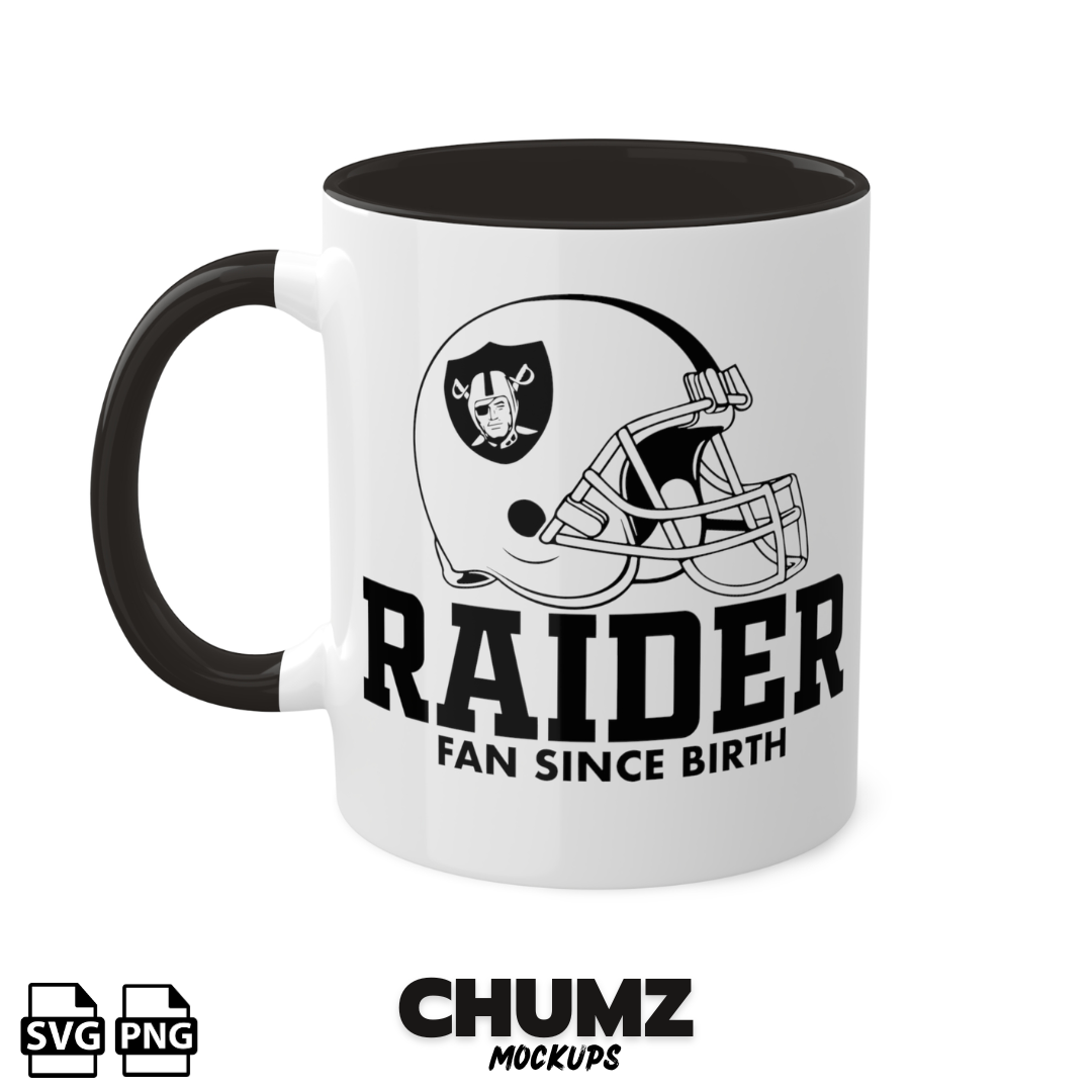 Raider fan since birth PNG/SVG-cut file