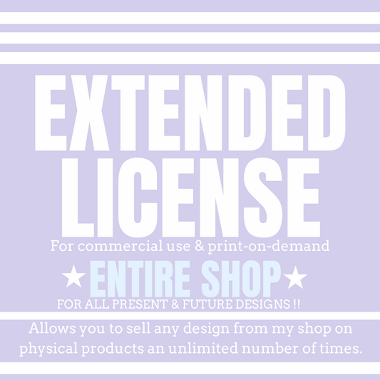 Extended license for ENTIRE SHOP!