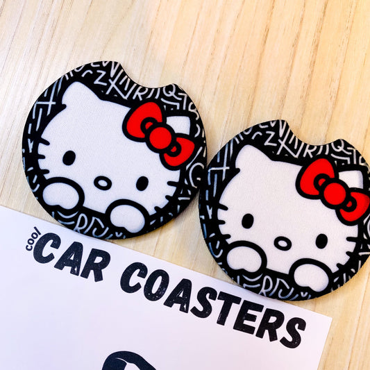 Hello Kitty Car Coasters