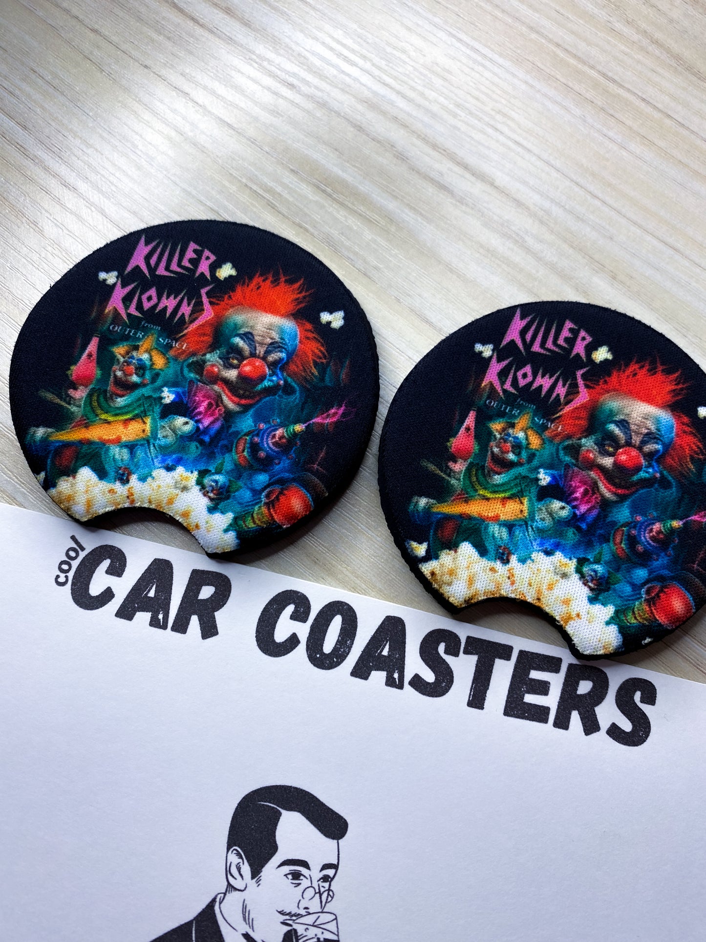 KILLER KLOWNS from outer space Car Coasters