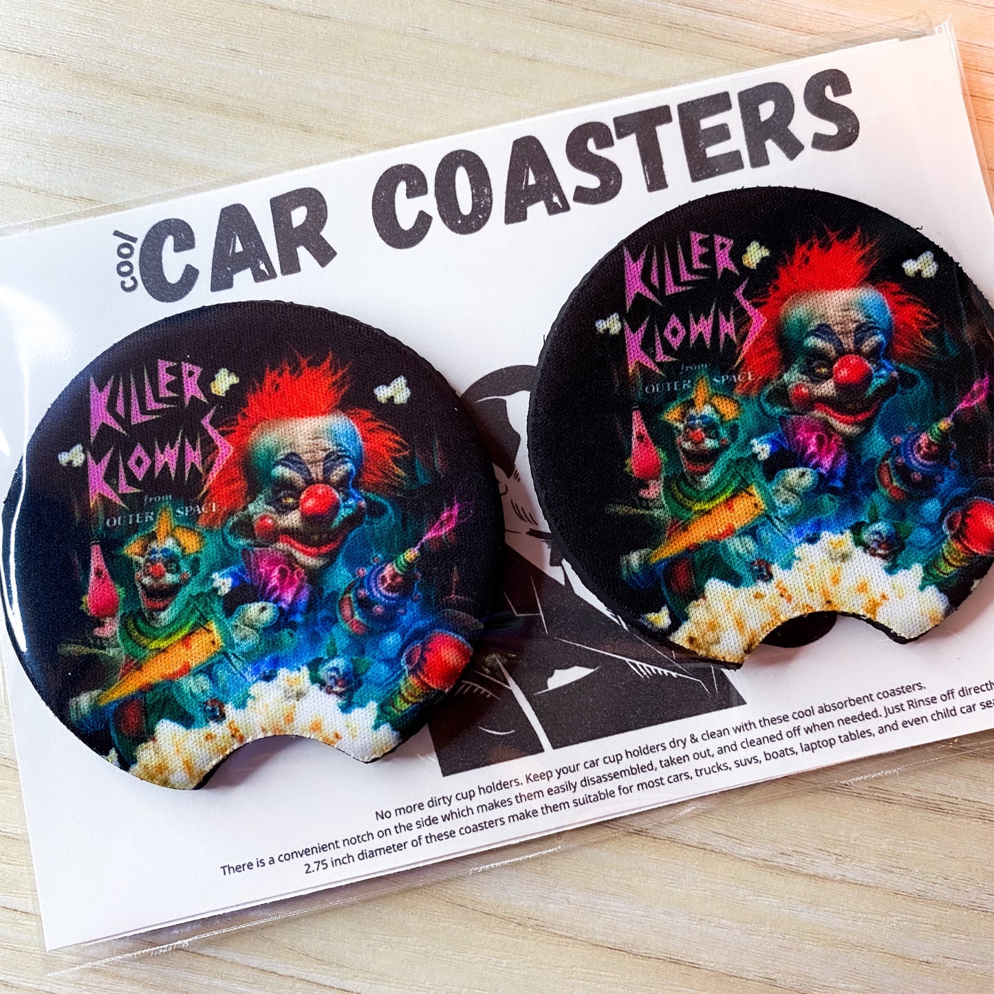 KILLER KLOWNS from outer space Car Coasters