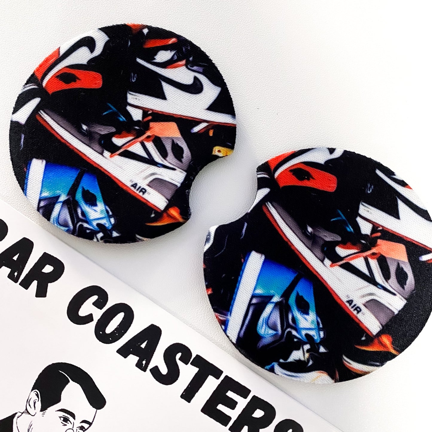 Nike shoes - car coasters