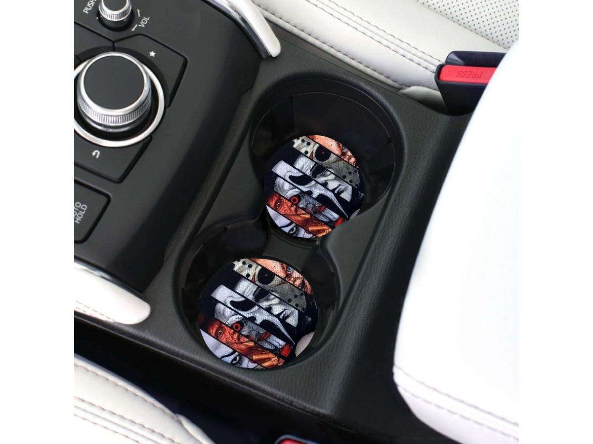 HORROR MOVIE KILLERS Car Coasters