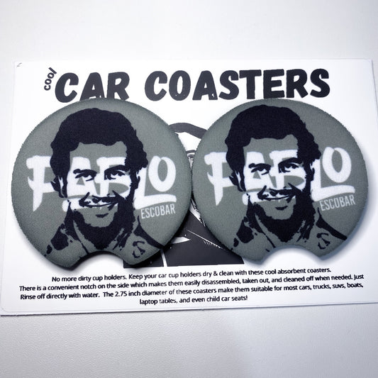 PABLO ESCOBAR Car Coasters