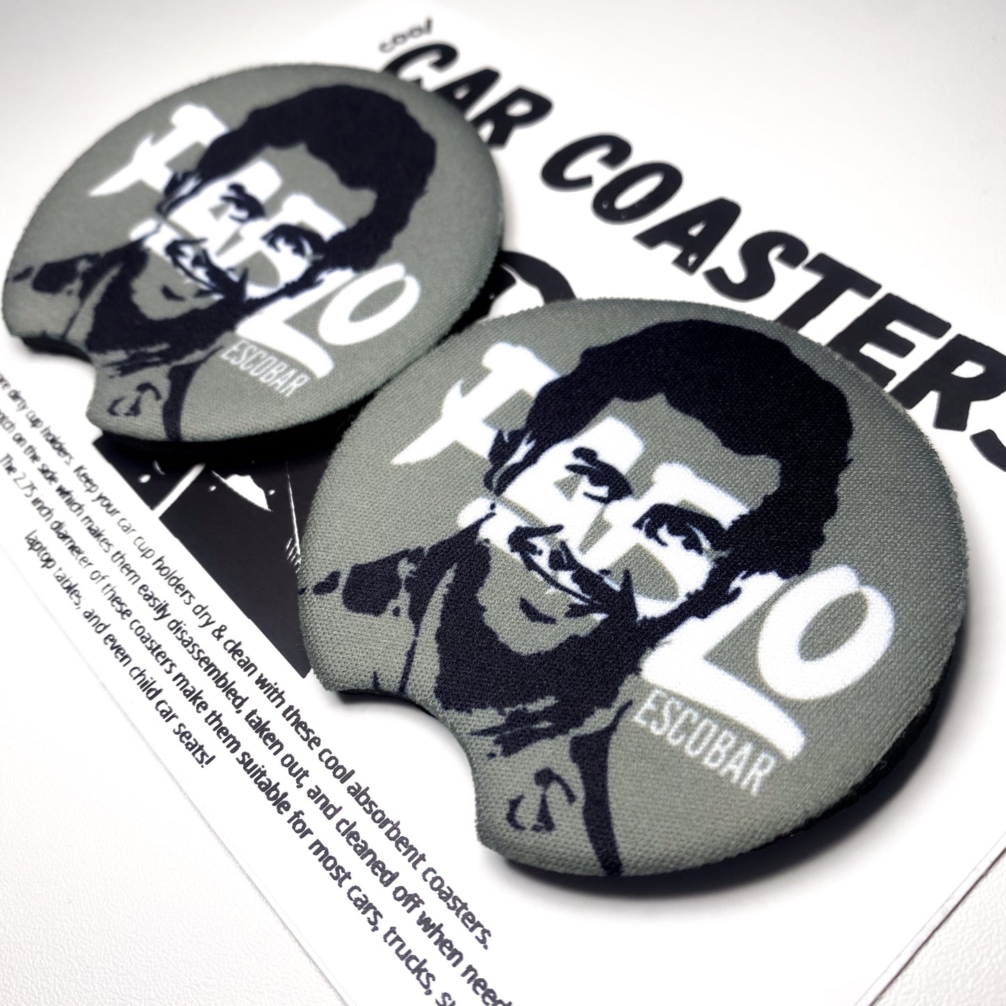 PABLO ESCOBAR Car Coasters