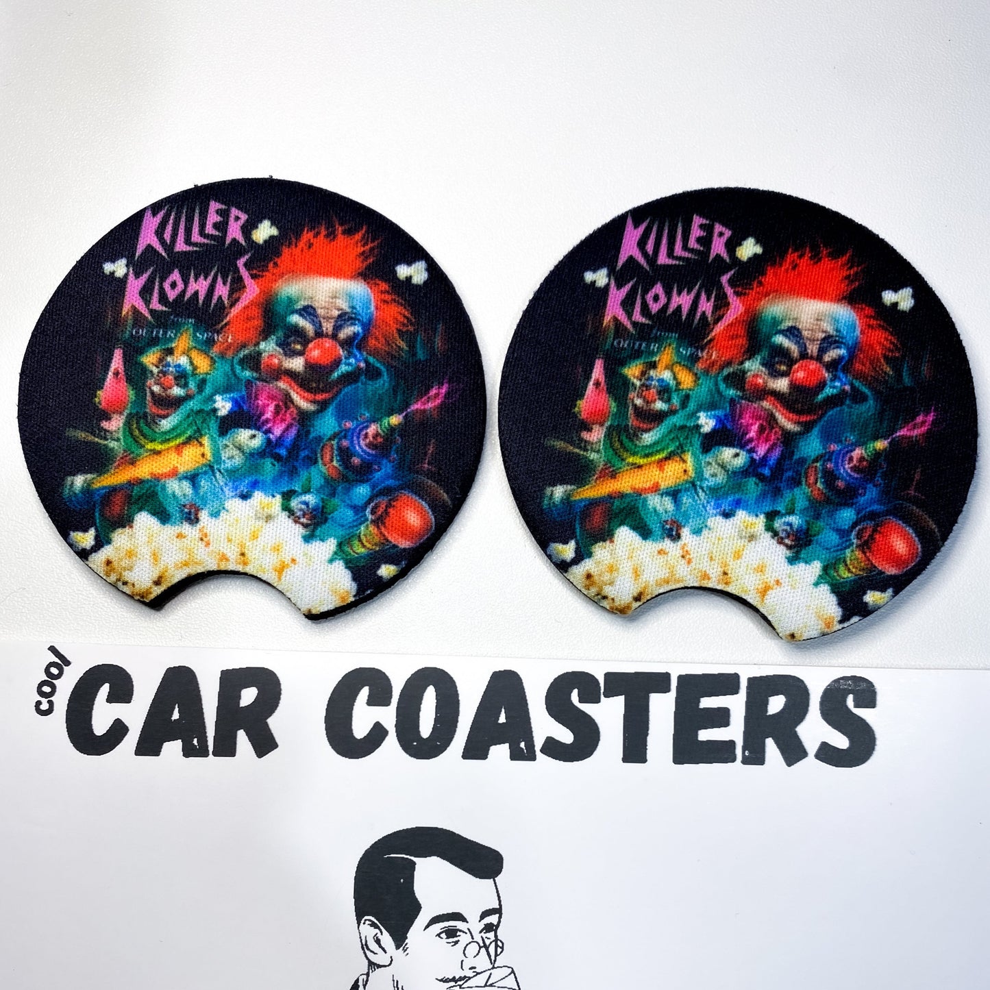 KILLER KLOWNS from outer space Car Coasters