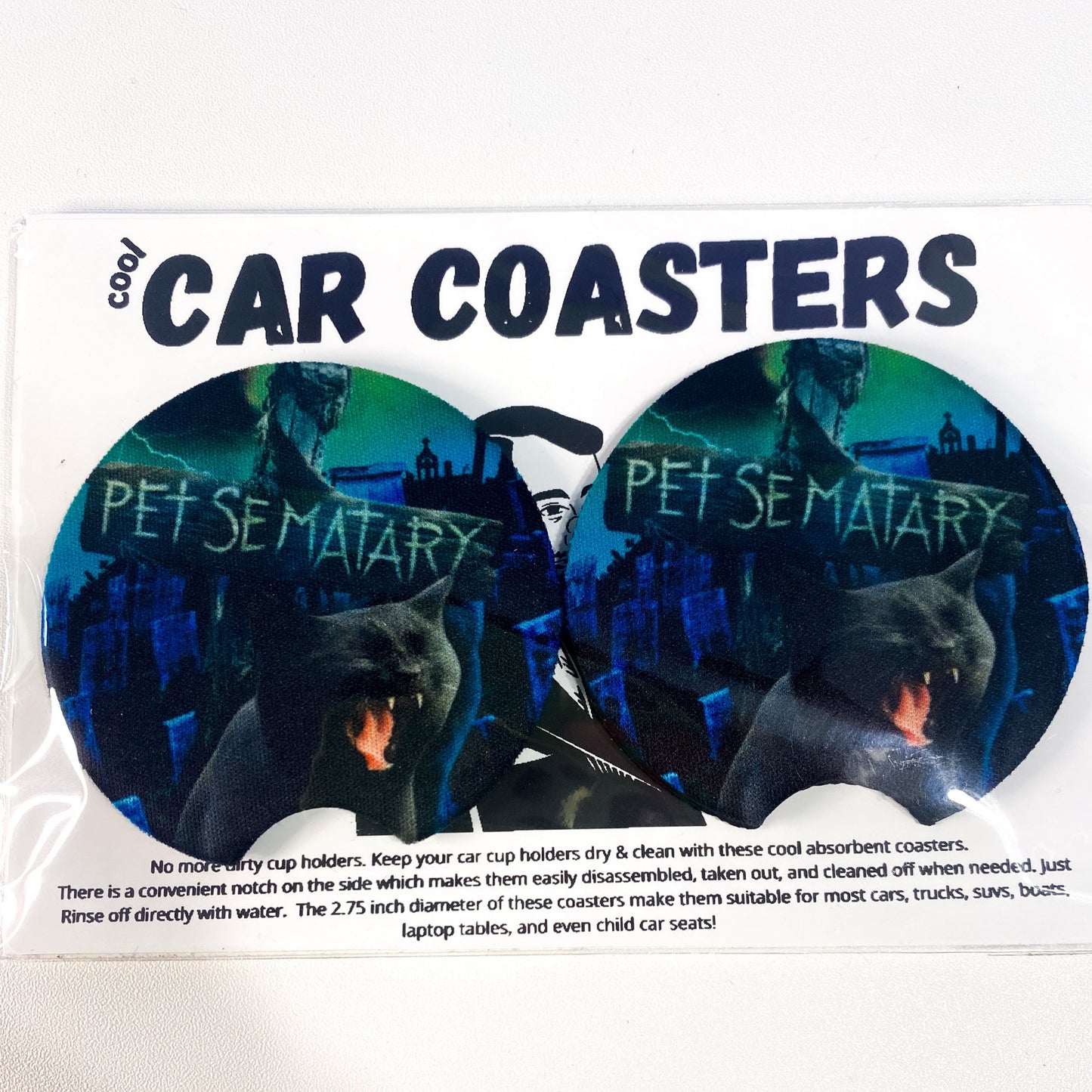 PET SEMATARY Car Coasters