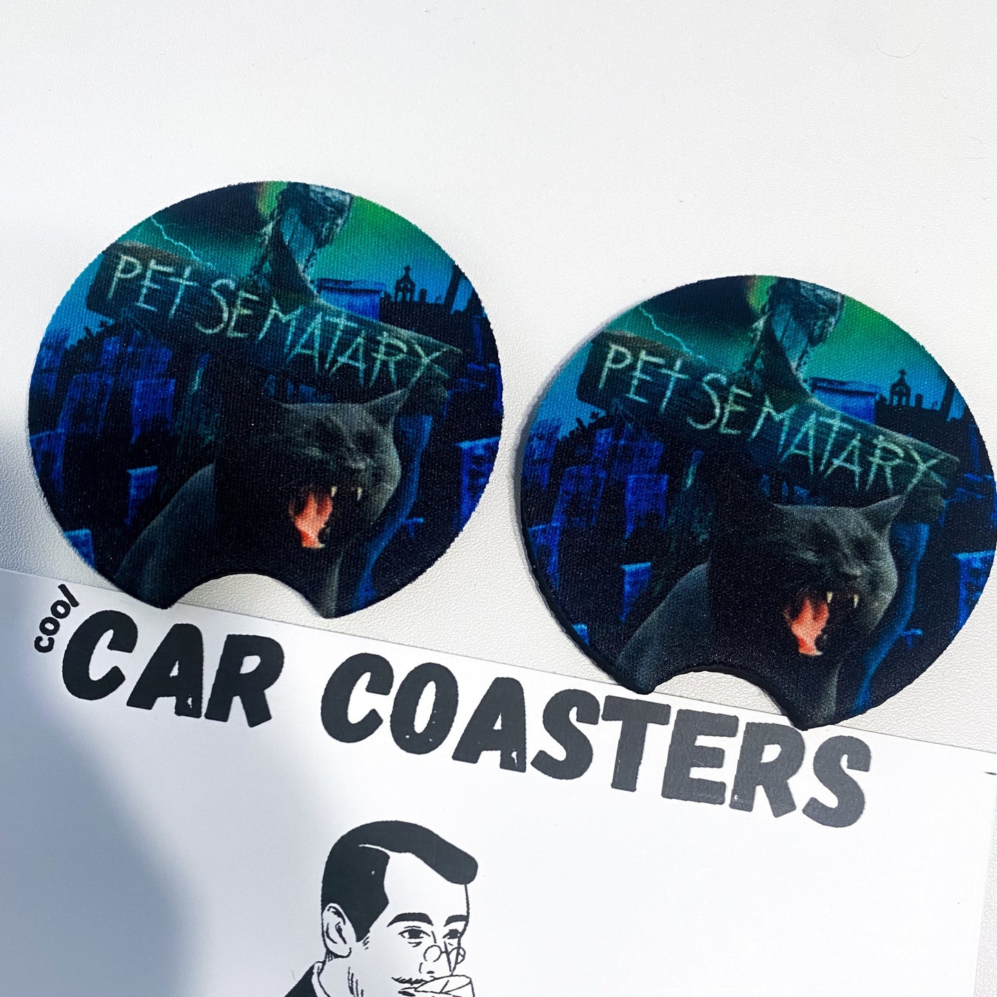 PET SEMATARY Car Coasters