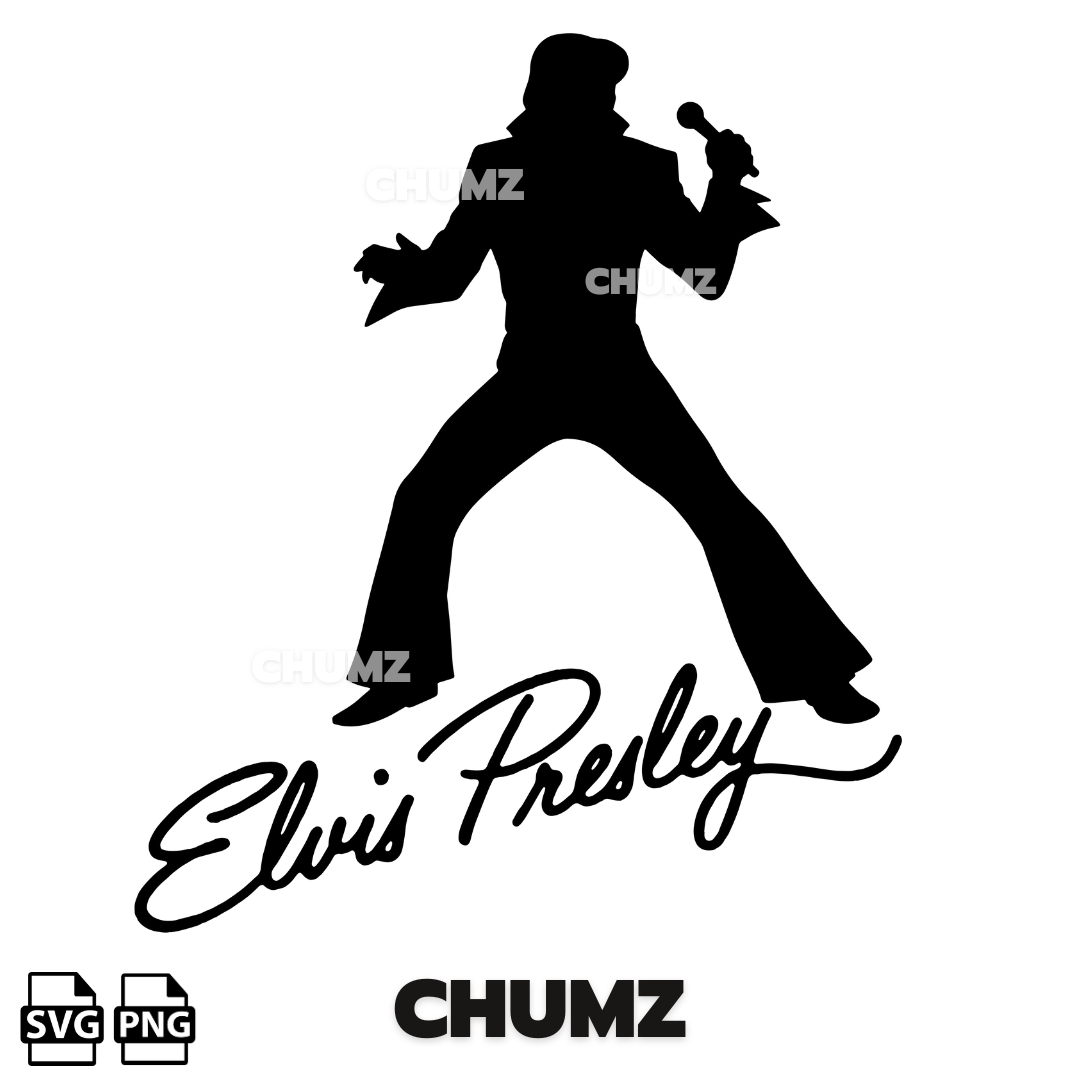 ELVIS Presley SVG - Cut File