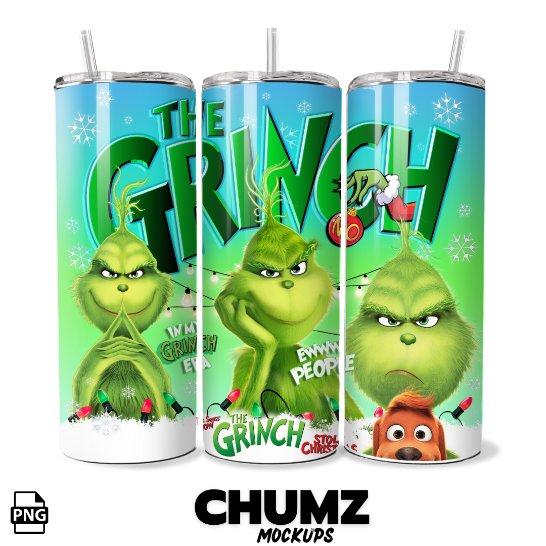 Grinch Tumbler wrap