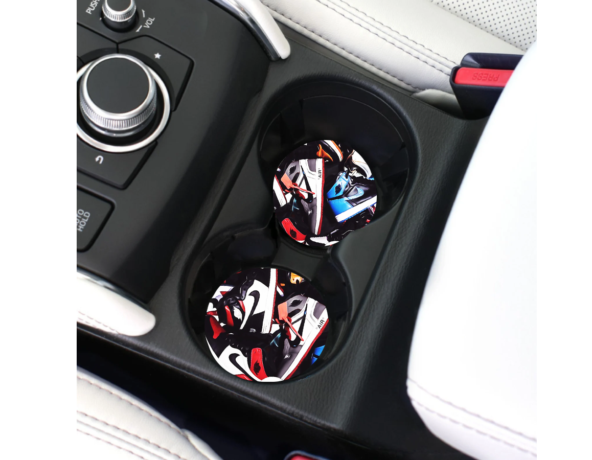 Nike shoes - car coasters